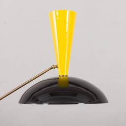 Vintage Mid-Century Modern Floor Lamp - Antique Lighting Fixture With Timeless Style & Character Stilnovo - thumbnail 3