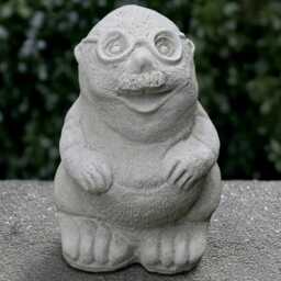 Concrete Mole Statue Stone Father Sculpture Outdoor Wildlife Figure Handmade Art Garden Decoration Front Door Ornament Lover Gift - thumbnail 1