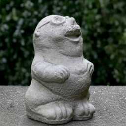 Concrete Mole Statue Stone Father Sculpture Outdoor Wildlife Figure Handmade Art Garden Decoration Front Door Ornament Lover Gift - thumbnail 2