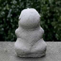 Concrete Mole Statue Stone Father Sculpture Outdoor Wildlife Figure Handmade Art Garden Decoration Front Door Ornament Lover Gift - thumbnail 4