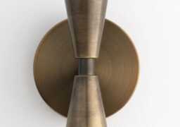 Custom Listing Wall Canopy For Kate Lamp in Antique Patina - thumbnail 1