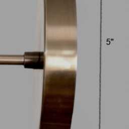 Custom Listing Wall Canopy For Kate Lamp in Antique Patina - thumbnail 2