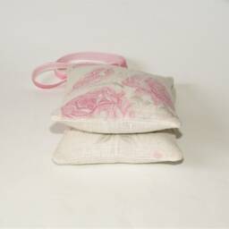 2 X Kate Forman Amelia Lavender Sachets/Hangers - Scented Sachets, Faded Pink Roses, English Pillow - thumbnail 2