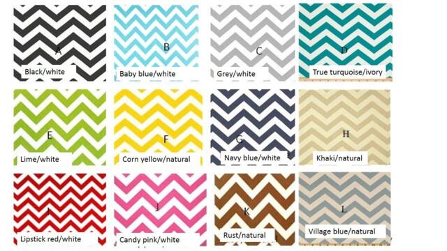"Pair 25 Or 50"" Wide Chevron Zig Zag Panels Drapes Cafe Curtains Length 24 48 63 72 84 96 108 120" - image 1