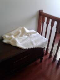 Yellow Bunny Rabbit Crocheted Baby Blanket/Afghan, Girl Or Boy
