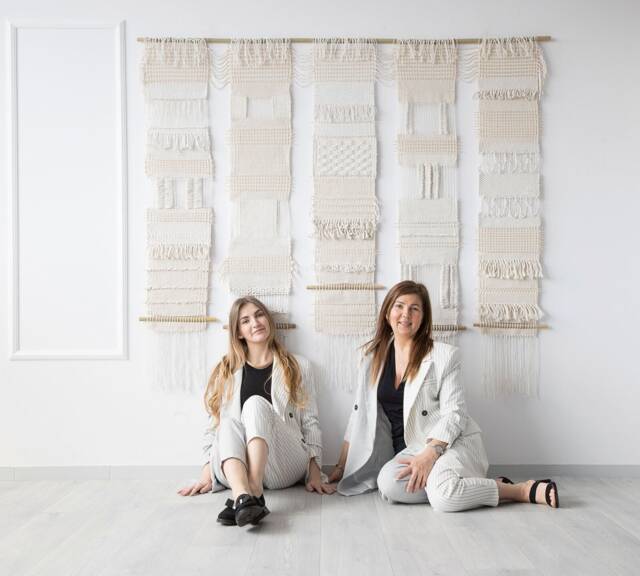 Boho Woven Tapestry Wall Art - Modern Heritage Cotton Fiber Macrame Neutral Japandi Sculptural Textile Decor Teide 5 - image 1