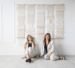 Boho Woven Tapestry Wall Art - Modern Heritage Cotton Fiber Macrame Neutral Japandi Sculptural Textile Decor Teide 5