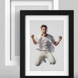 A1 Black Thin Picture Frame, Light Green A2 Photo Oak A3 A4 Gold A5 Rainbow Art Frames - thumbnail 2