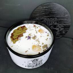 Circe Green Witch Candle, Greek Mythology Goddess Gift, Madeline Miller Bookish Unique Citrine Crystal Gift