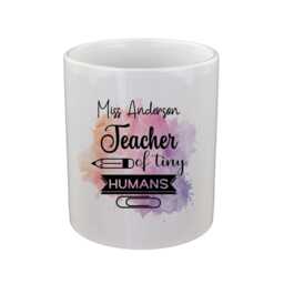 Personalised Teacher Of Tiny Humans Design Pencil Storage Ceramic Pot - thumbnail 2
