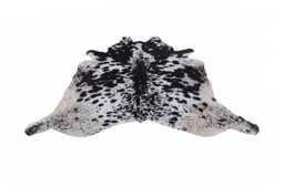 Spotted Black & White Cowhide-Animal Skin Area Rug For Living Room-Western Cowhide Decor-Brazillian Cowhide-Unique Cow Home Decor - thumbnail 1