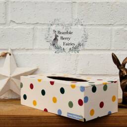 Emma Bridgewater Polka Dots Decoupaged Wooden Tissue Box Cover Ideal Gift - thumbnail 3