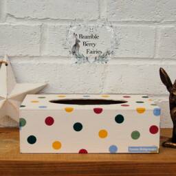 Emma Bridgewater Polka Dots Decoupaged Wooden Tissue Box Cover Ideal Gift - thumbnail 2