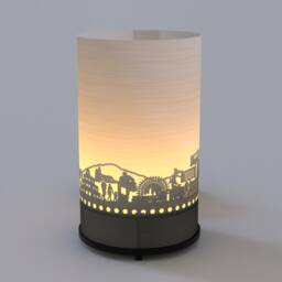 Phoenix Skyline Shadow Play Candle - City Souvenir Gift - thumbnail 3