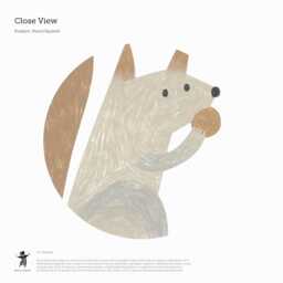 Pencil Squirrel Fabric Wall Sticker. Removable & Reusable - thumbnail 3
