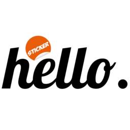 Hello Vinyl Sticker - Welcome Front Wall Text Art Decal Door Decor Sign Functional Stickers Large Calligraphy Business Outdoor Signs - thumbnail 2