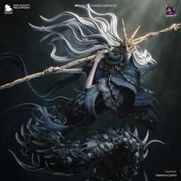 Aldrich - Dark Souls 3 3D Printed Figure 18 Scale - thumbnail 2