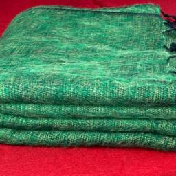 Handmade Yak Wool Blend Blanket Oversized Meditation Shawl - thumbnail 2