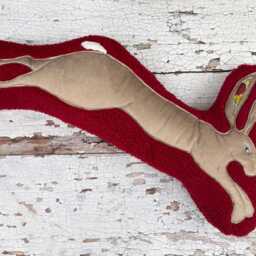 Running Hare Cushion - thumbnail 4