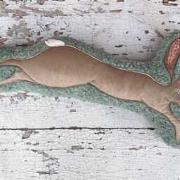 Running Hare Cushion - thumbnail 3