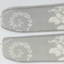 Laura Ashley Josette Dove Grey Handmade Pair Of Curtain Tie Backs Piped - thumbnail 4