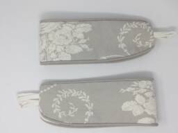 Laura Ashley Josette Dove Grey Handmade Pair Of Curtain Tie Backs Piped