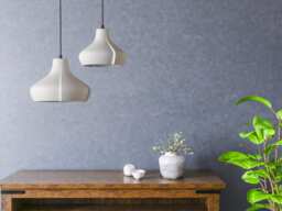 Scandinavian Ceramic Pendant Lamp, Plug-In Minimal Profile Hardwired/Plug in - Naaya Garlic Bud - thumbnail 1