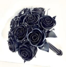 steel Rose Bouquet 11Th Anniversary Metal Flower Sculpture