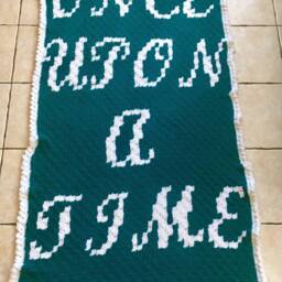 Once Upon A Time Single Bed Crochet Blanket - Kids Bedroom - thumbnail 4
