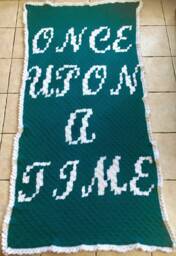Once Upon A Time Single Bed Crochet Blanket - Kids Bedroom
