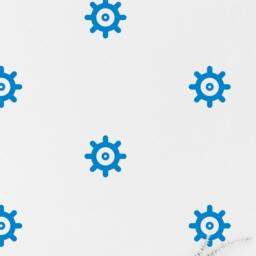 Ship Wheel Nautical Wall Decal Kids Room Wall Sticker Marine Bedroom Pattern Wallpaper Vinyl Decals, Nursery Stickers Home Decor - thumbnail 2