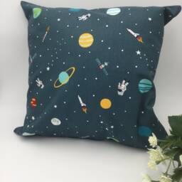 Space, Planets Children's Cushion, Sophie Allport Design - thumbnail 1