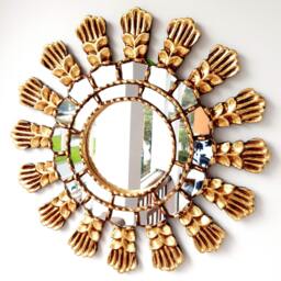 "Peruvian Mirrors ""Fine Shell 45cm" - thumbnail 1