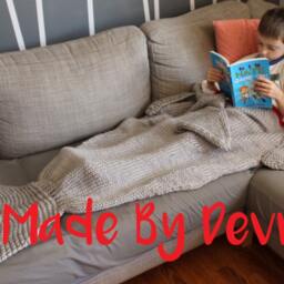 Knit Shark Tail Blanket Pattern, Bulky Yarn, Adult & Child Sizes - Digital Download - thumbnail 2