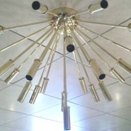 Sputnik Chandelier Brass 21 Luci 1960S Era Made in Italy - thumbnail 4