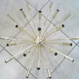 Sputnik Chandelier Brass 21 Luci 1960S Era Made in Italy - thumbnail 2