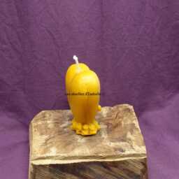 "Natural Beeswax Candle ""Couple Of Angels in A Heart" - thumbnail 3