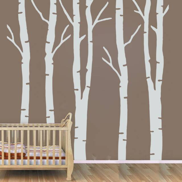 Birch Tree Wall Decal Removable Vinyl Branch Sticker T413 - image 1
