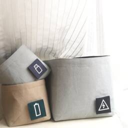 Electronics Storage Basket ??? Organizer For Battery Storage, Cord Charger Storage - thumbnail 1