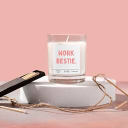 Work Bestie Candle Gift. Candle For Colleague. Funny Gift Work Friend Bestie. Best Gifts - thumbnail 2