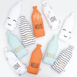 Doudou/Small Milk Bottle Cushion Milky & Milkette - thumbnail 1