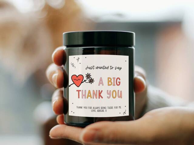 Thank You Gift For Teachers Mentor Colleagues Volunteers Midwife Friends - Employee Staff Appreciation Present Nursery Key Workers Candle - image 1