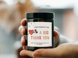 Thank You Gift For Teachers Mentor Colleagues Volunteers Midwife Friends - Employee Staff Appreciation Present Nursery Key Workers Candle - thumbnail 1