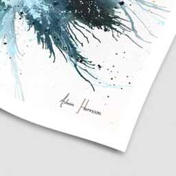 Abstract Universe Silent Moon Art Print - thumbnail 3