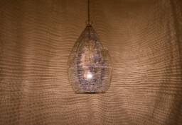 Handmade Moroccan Brass Pendant Light With Fish Pattern, Hanging Lamp, Gold Lampshade, Home Decor Lighting & Ceiling - thumbnail 1