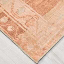Antique Style Rug, Distress New Washable Area Beige Brown Rug- Mid Century Modern Home Decor - Rustic Rug Turkish - thumbnail 3