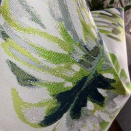 Green Cushion Cover, Plant Leaves Patio Pillow Modern Sofa Double Sided Case, Harlequin Kelapa Fabric - thumbnail 4