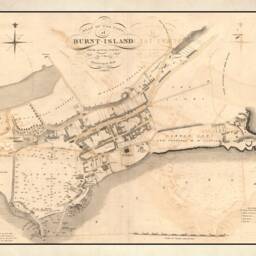 Burntisland Vintage Map - Old Of Burnt Island Wall Art Print Antique Maps Ancient Scotland History - thumbnail 2