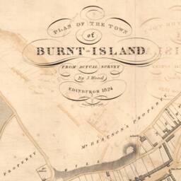 Burntisland Vintage Map - Old Of Burnt Island Wall Art Print Antique Maps Ancient Scotland History - thumbnail 3