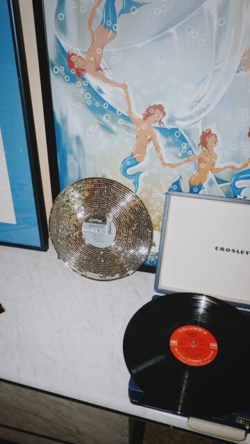 Vinyl Record Art Disco Decor - image 1